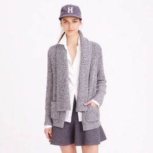 J.Crew Ribbed Open Cardigan Sweater